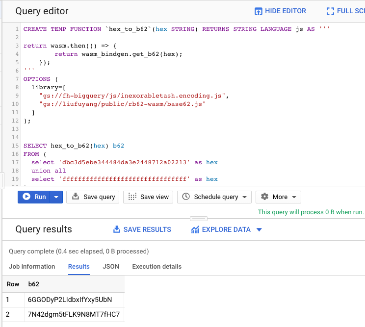 Bigquery Demo